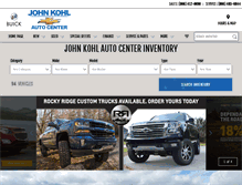 Tablet Screenshot of johnkohlauto.com